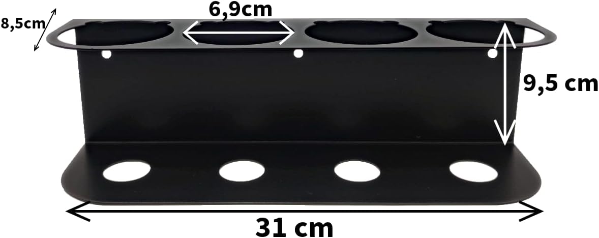 Dosenhalter für Sprühflaschen (2 Stück), 2 Stück ohne Magnet