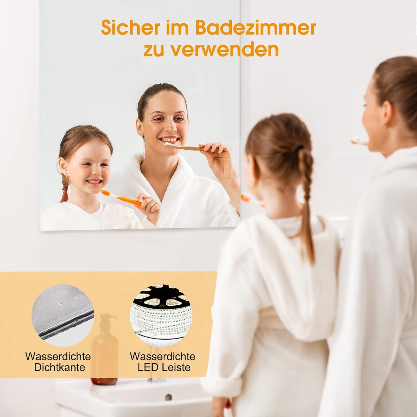 Infrarotheizung, 580W+LED; Ohne Fernbedienung