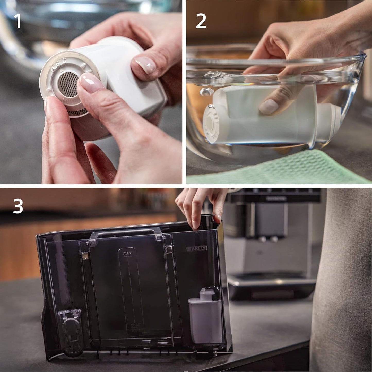 3 x Brita Intenza Wasserfilter für Kaffeevollautomaten