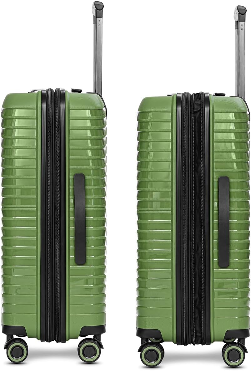 Shine 4 Rollen Kofferset 3-teilig, Olive Kofferset (3-teilig)