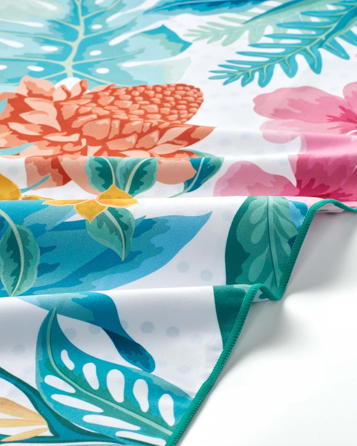 Schnelltrocknendes Strandhandtuch, 160cm x 90cm 35 Tropic Flowers