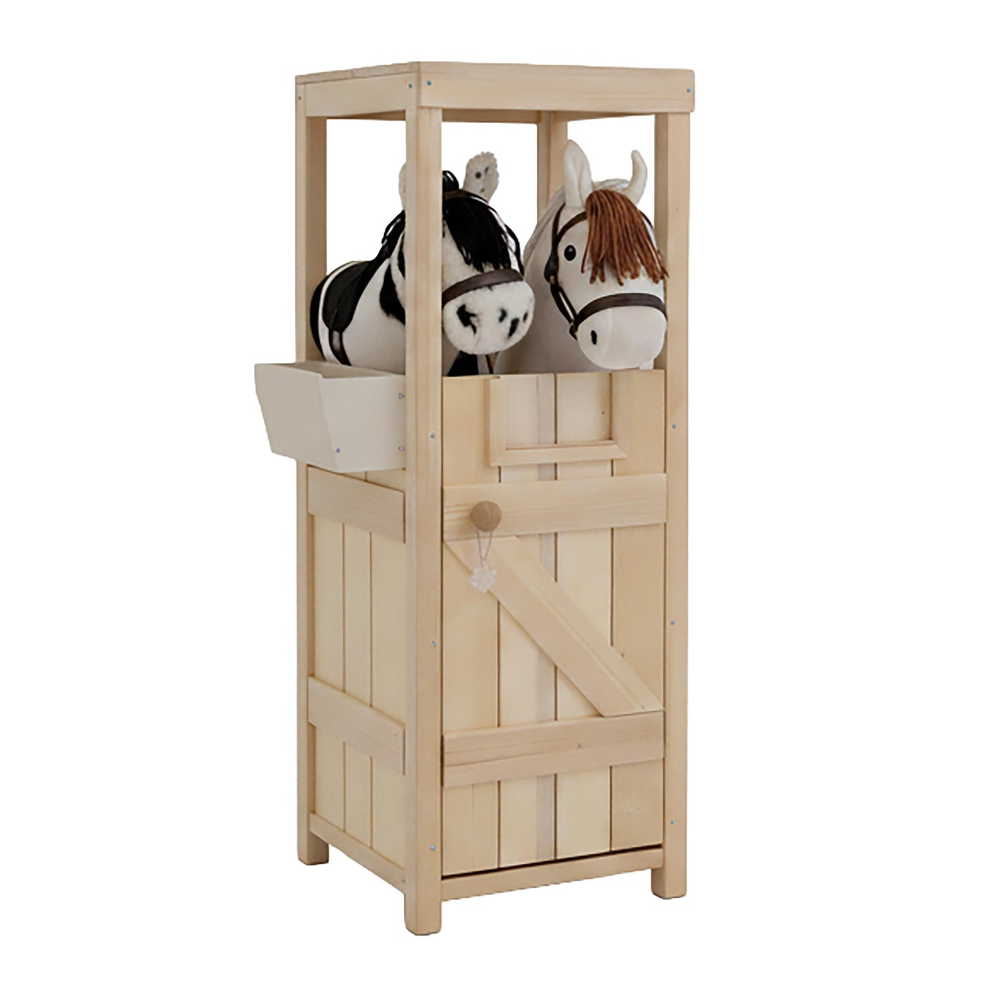 Hobby Horse Stall mit Futtertrog aus Holz