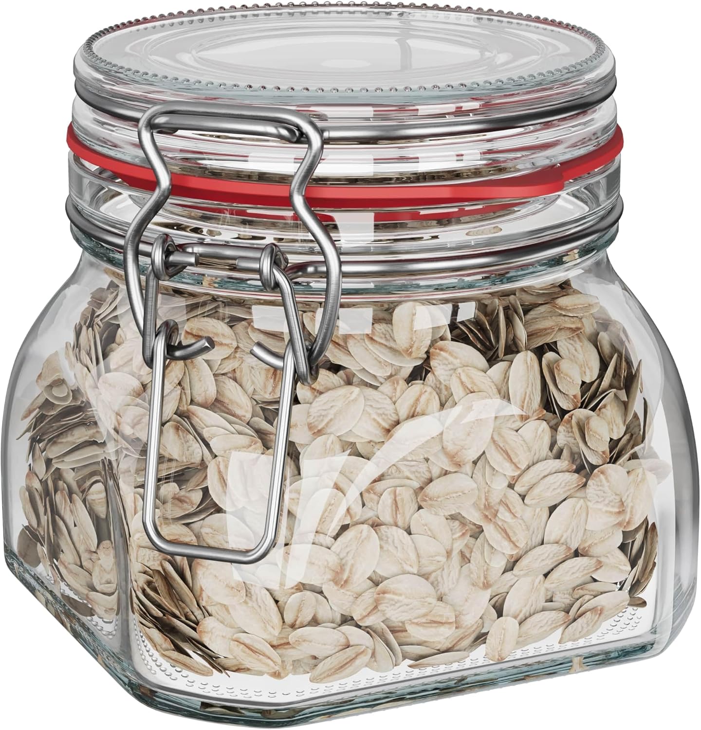 Einmachgläser-Set mit Bügelverschluss, 550ml x 6 Stück