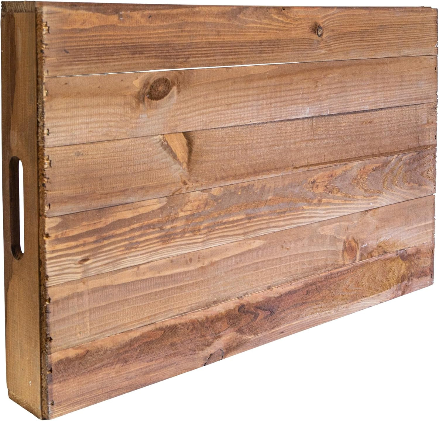 Serviertablett aus Holz 60x40x8cm, Braun