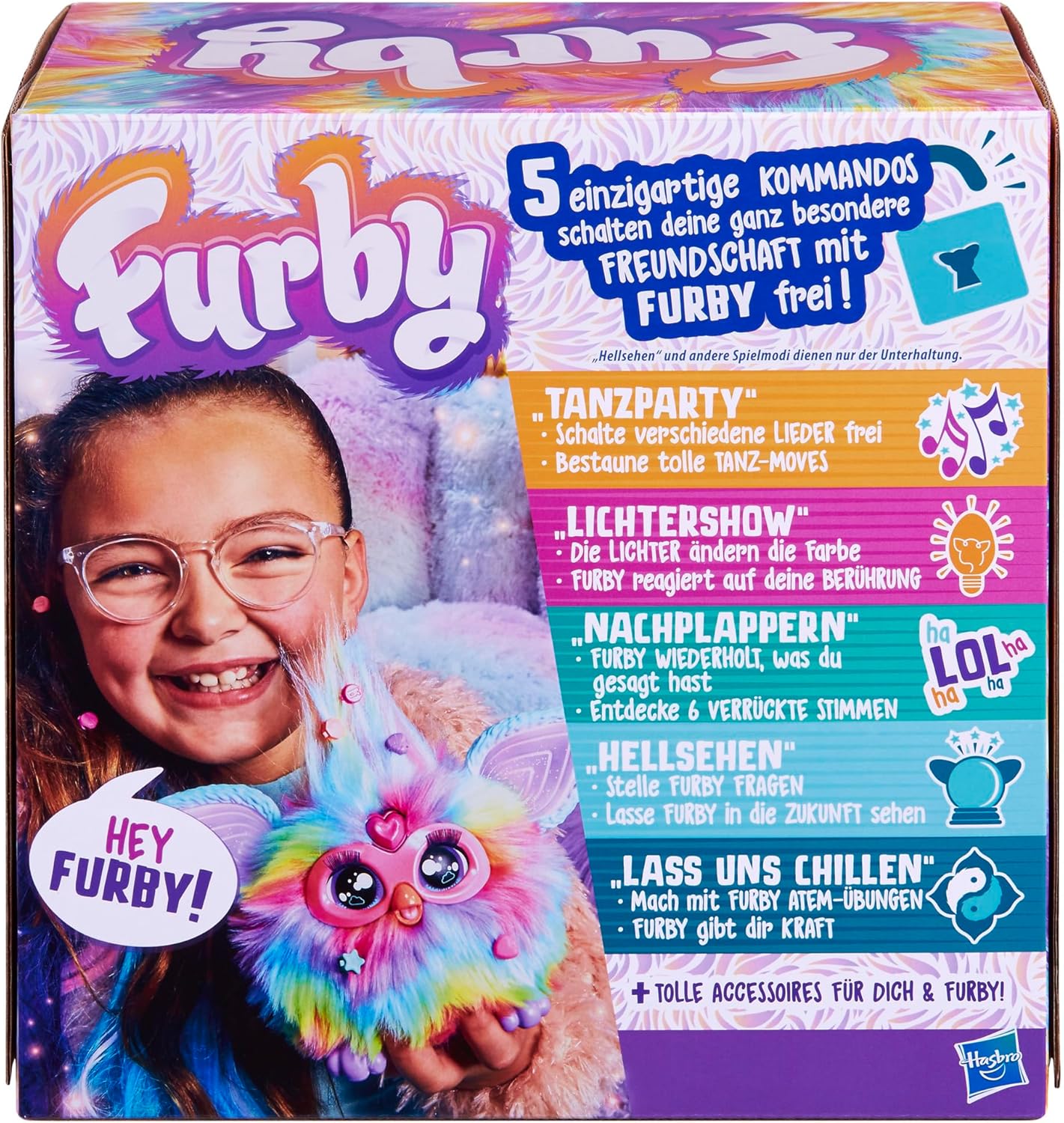 Interaktives Plüschtier mit Sprach- und Tanzfunktion, TIE DYE