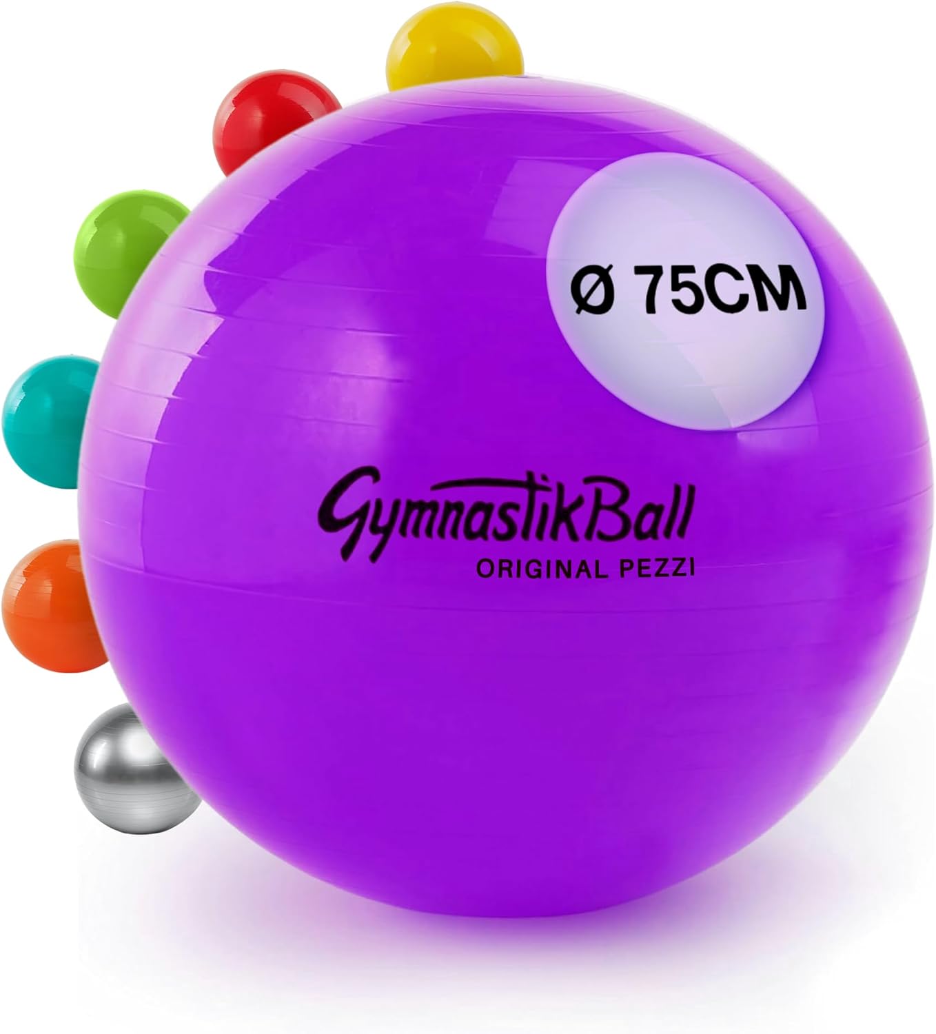 Gymnastikball Standart, Ø 75 cm Violett