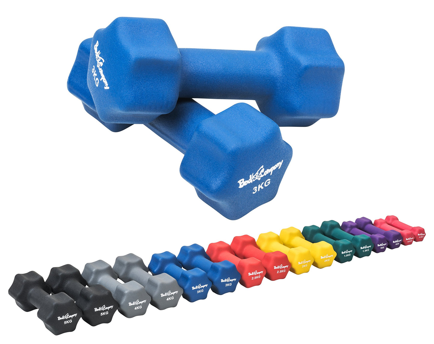 Kurzhanteln-Set, 2 x 3 kg, 2 x 3 kg 2er-Set