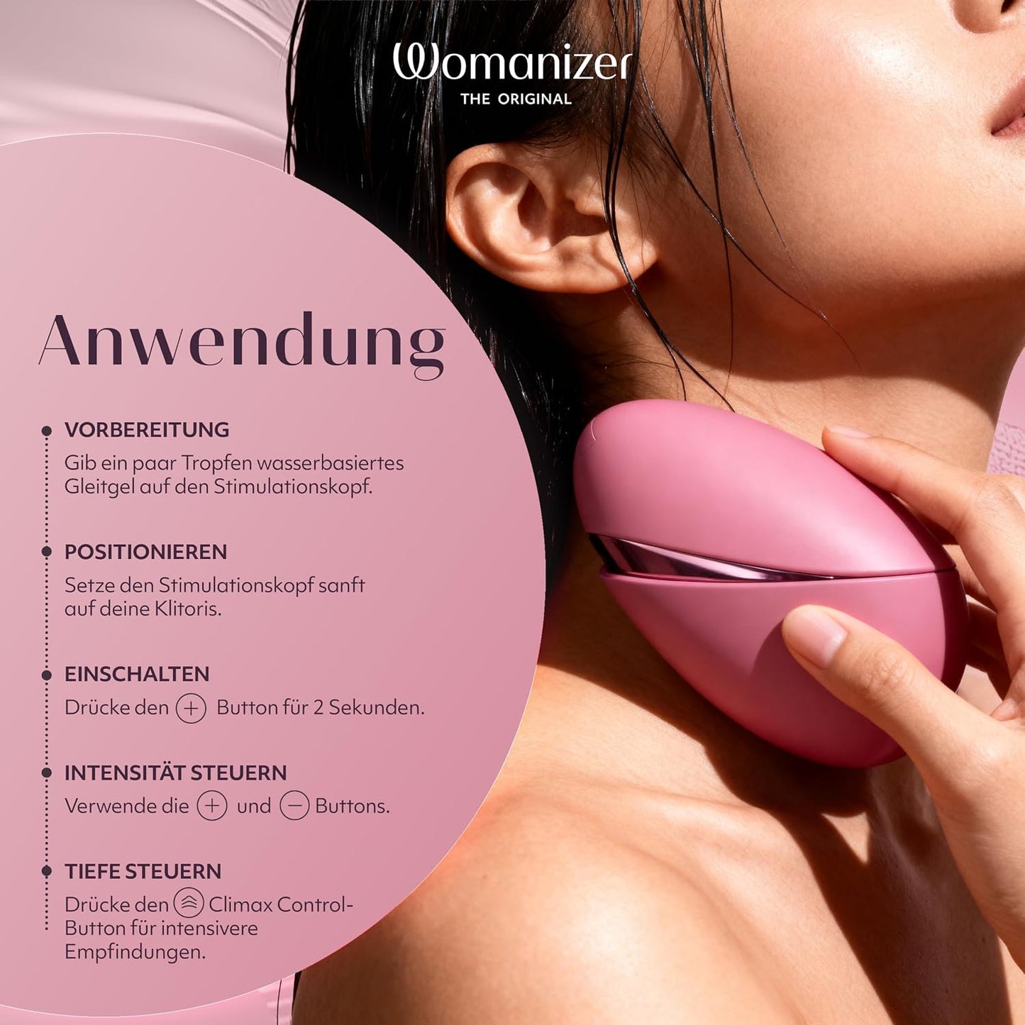 Next Liberty Klitorisstimulator mit Pleasure Air Technology, Rosa