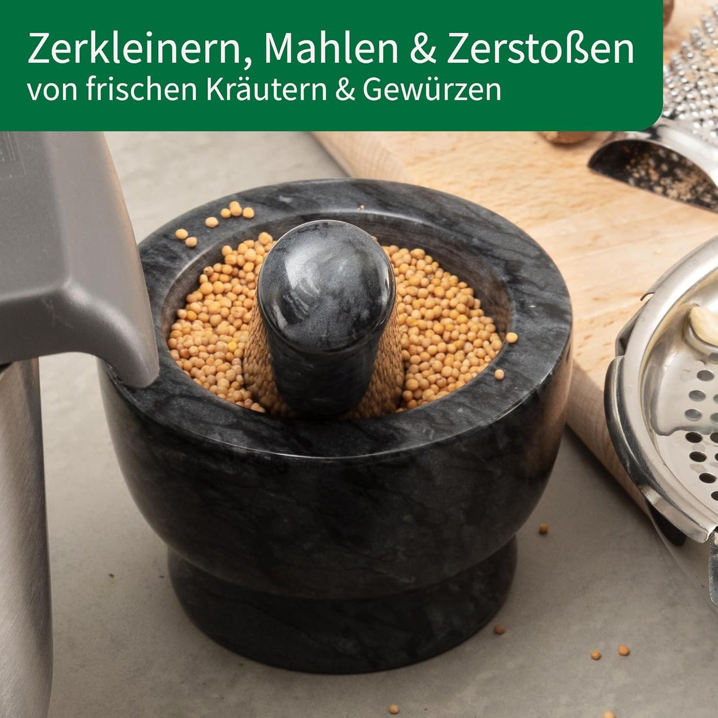 Chefkoch Mörser mit Stössel