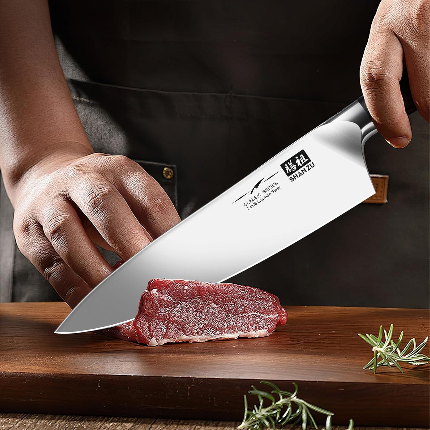‎SZJP-2022-026 Full Tang Kochmesser, Kochmesser