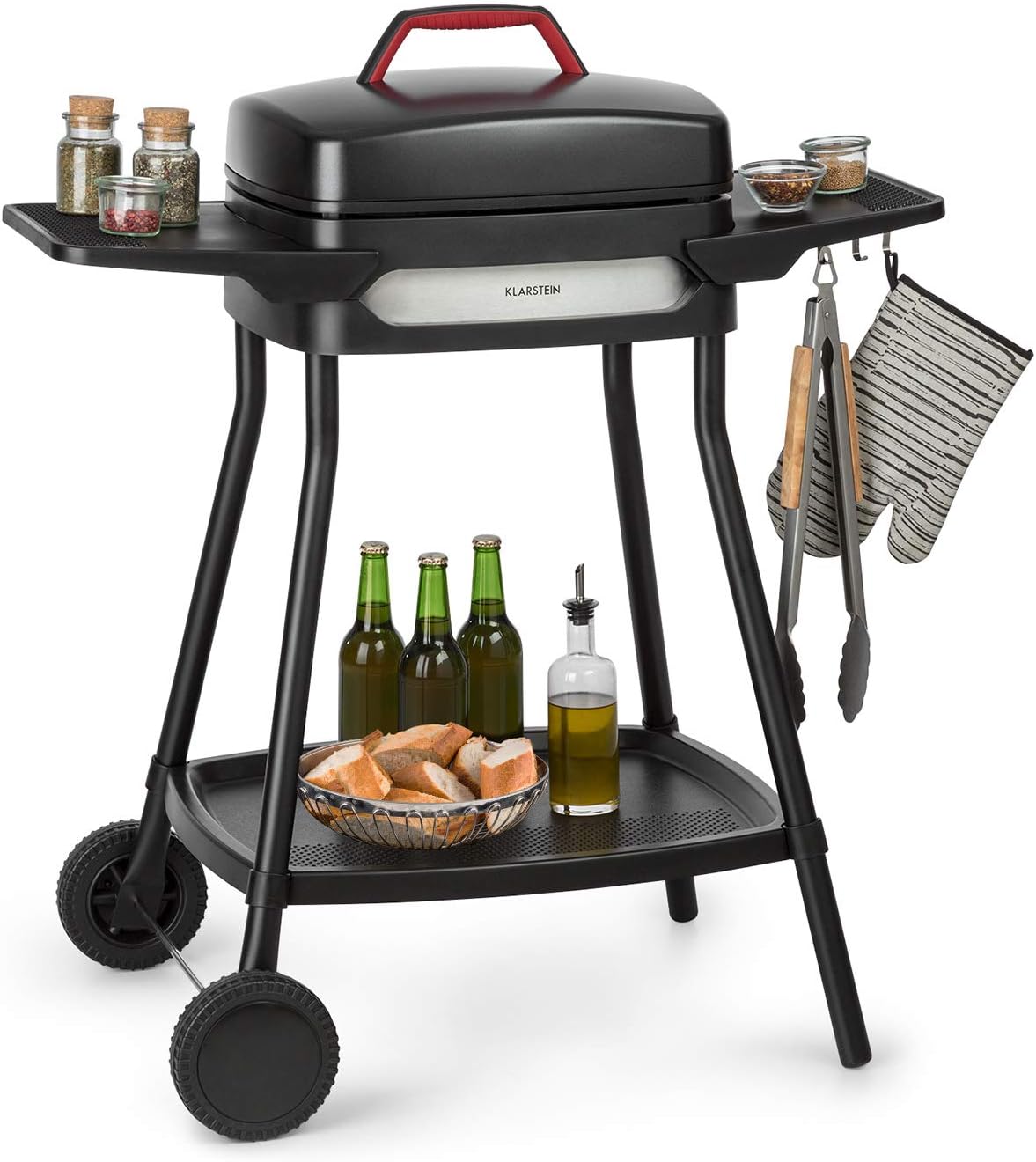 Standgrill mit EasyGrill Concept, Schwarz 2000 W