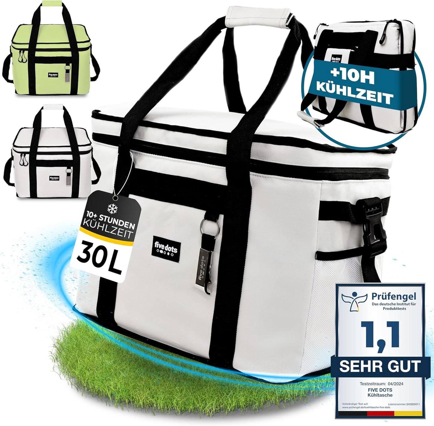 Kühltasche, Grau - 30l