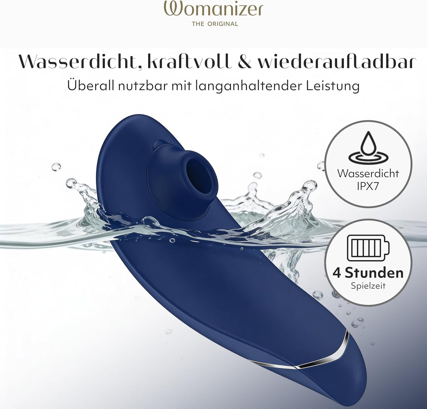 Premium Druckwellenvibrator, Blaubeere