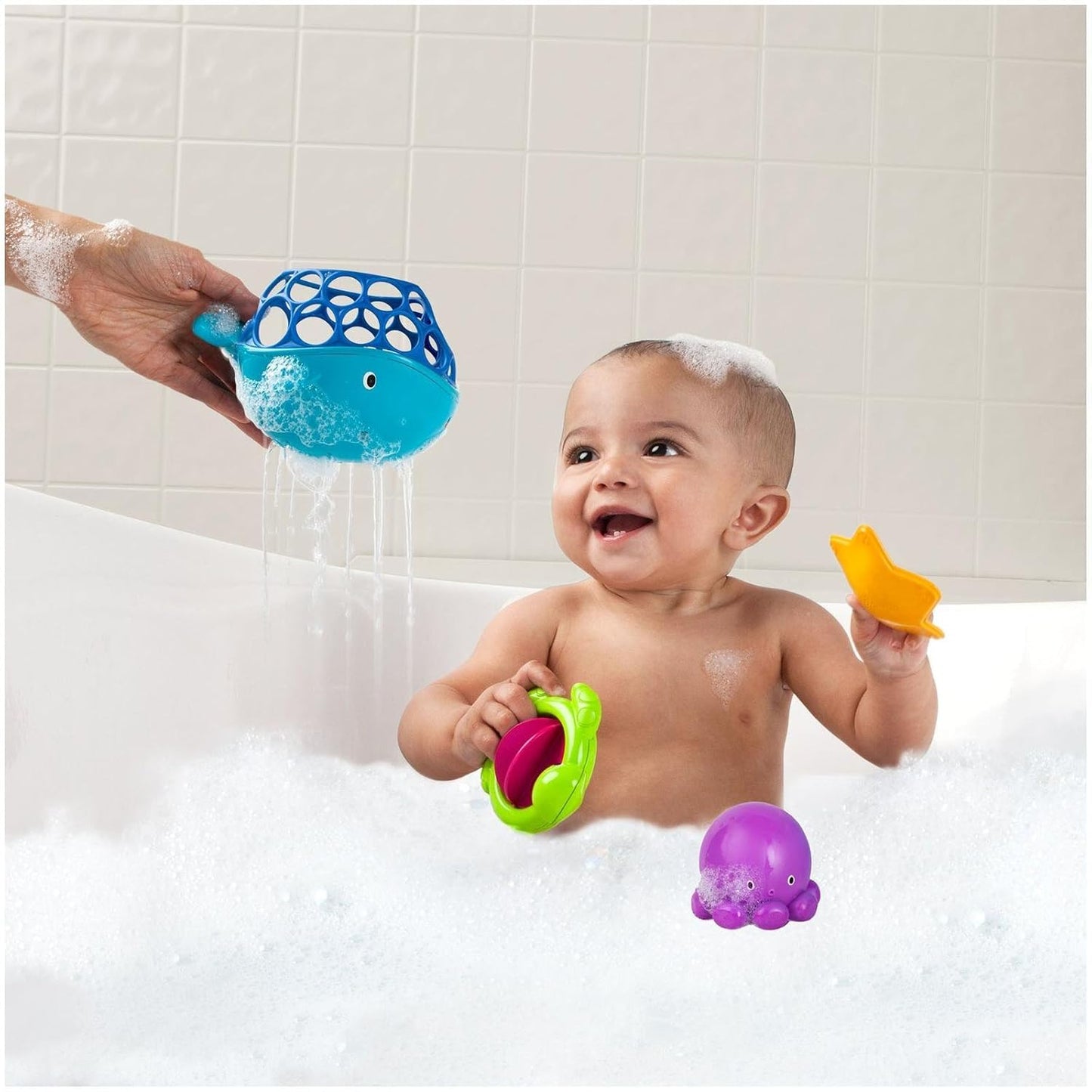 Badespielzeug-Set Tubby Scoop Friends