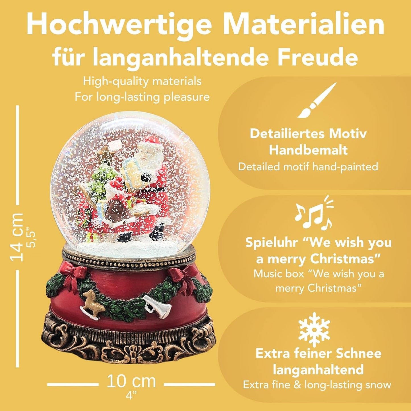 Schneekugel "Christmas Shopping"