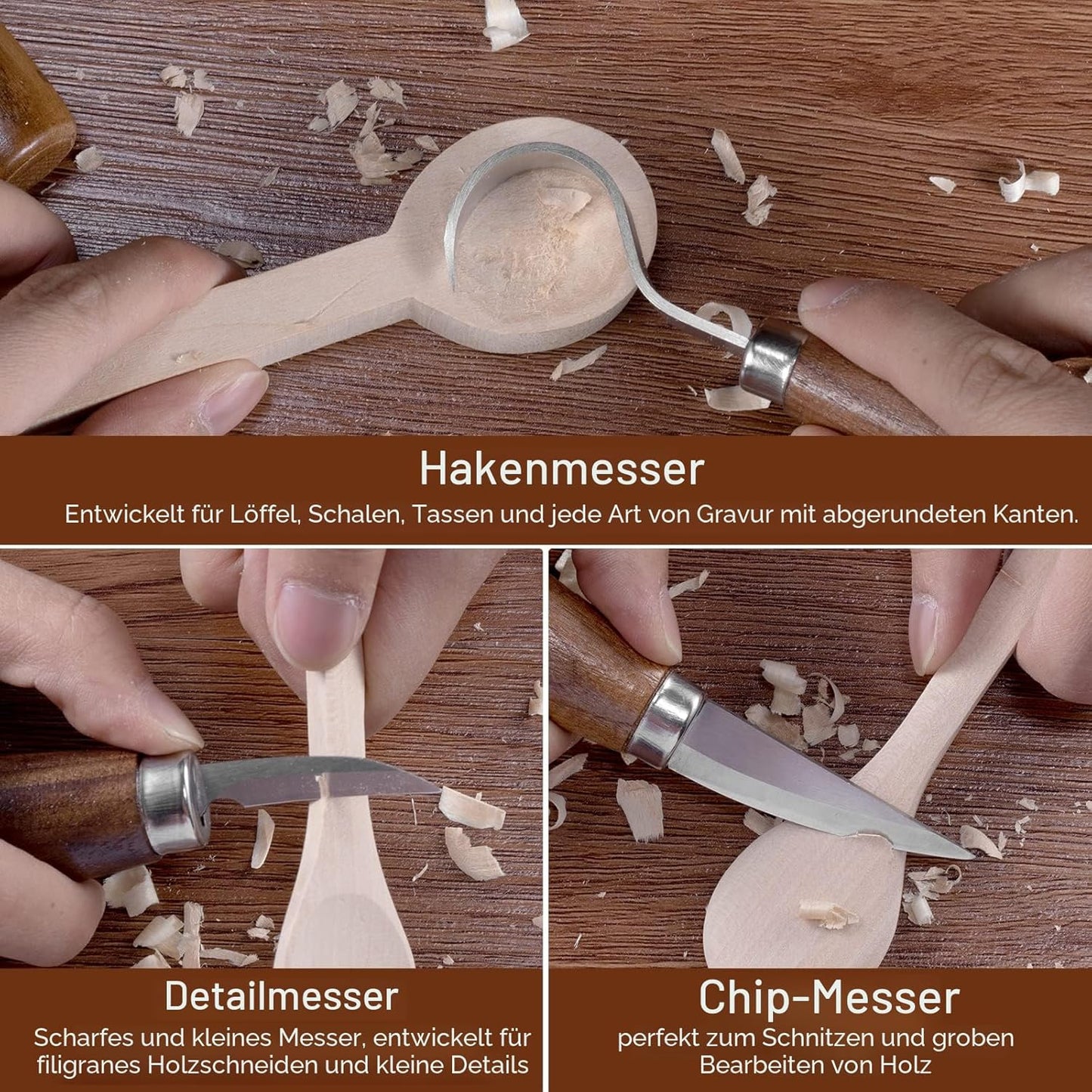 Schnitzwerkzeug-Set für Kinder