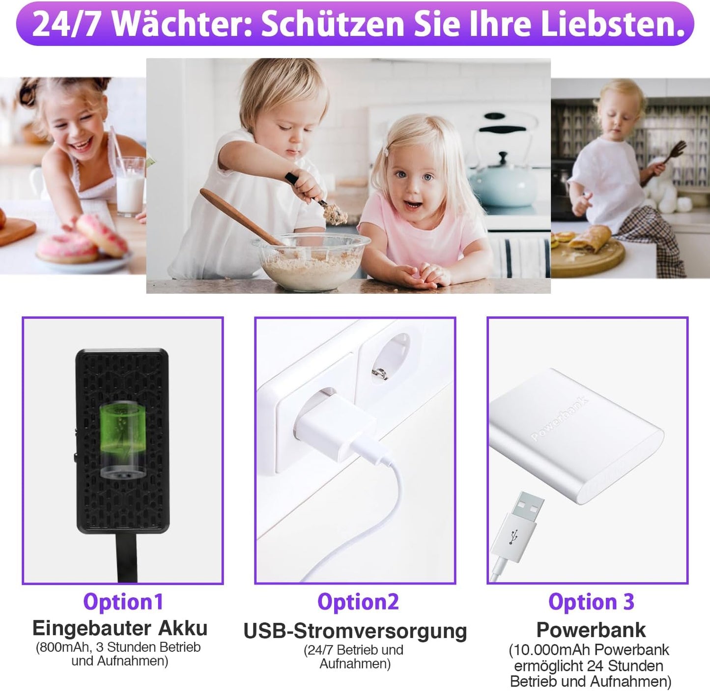 Überwachungskamera mit Bewegungserkennung