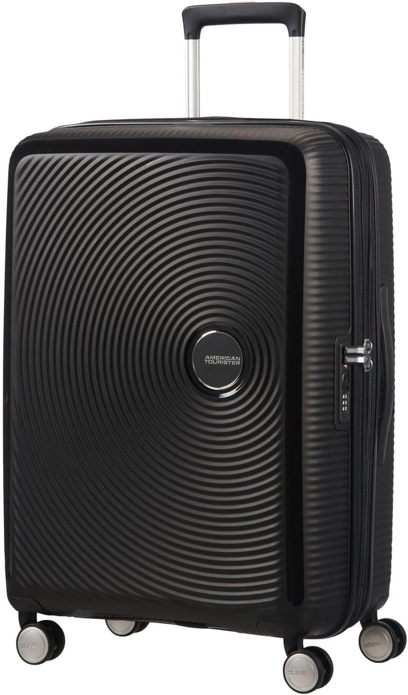 Hartschalenkoffer Soundbox, Schwarz (Bass Black) Spinner L (77 cm - 110 L) Soundbox