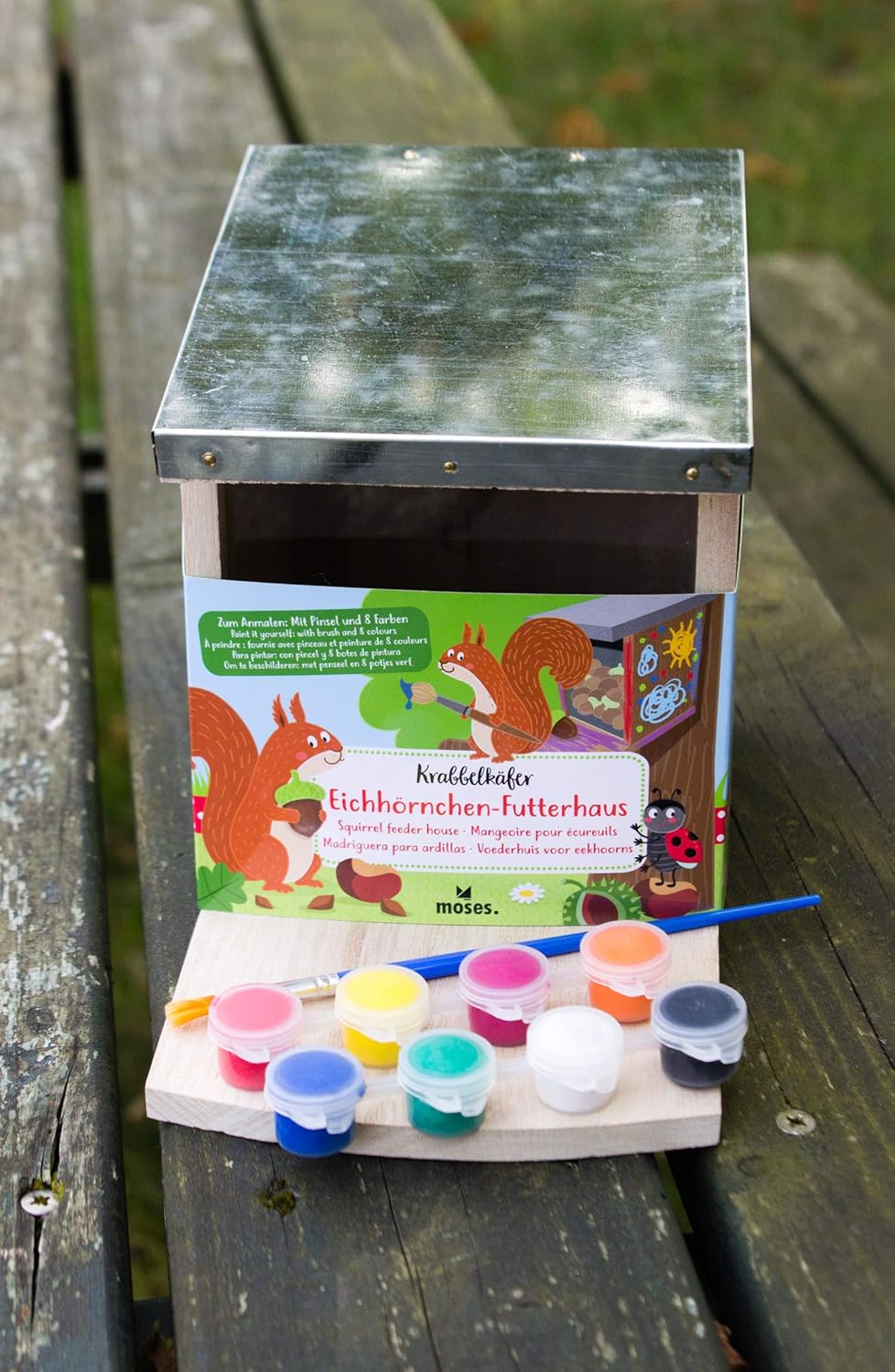 Eichhörnchen-Futterhaus zum Selbstgestalten