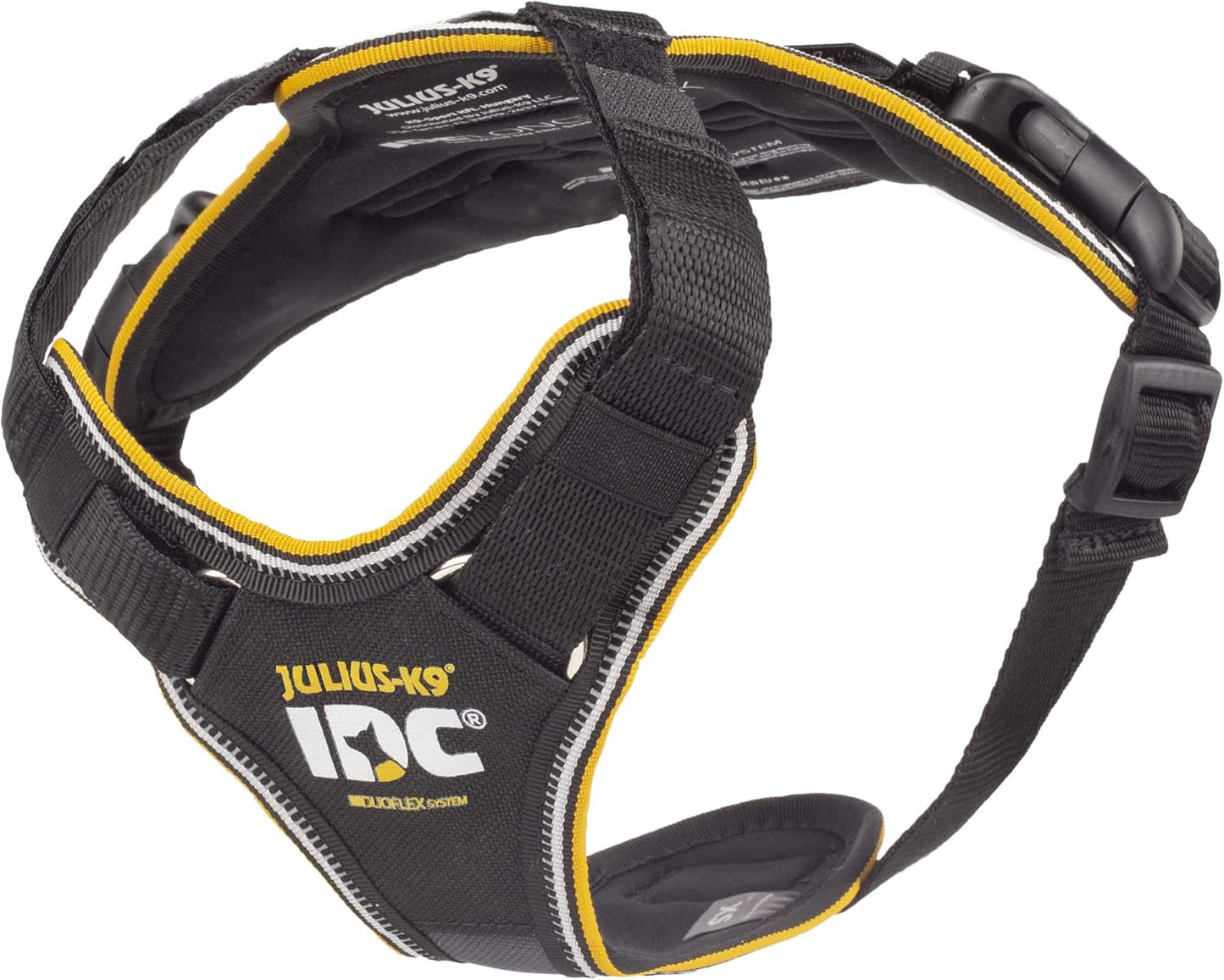 IDC Longwalk Geschirr, Schwarz-Grau / XS