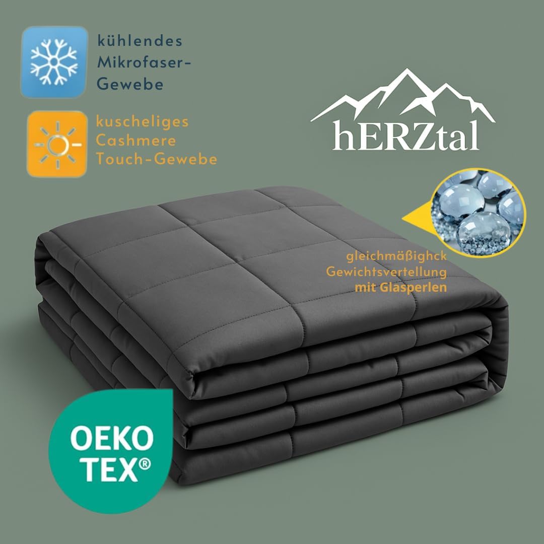 Gewichtsdecke 200x135 cm mit Glasperlen (6,5 kg), 6,5 Kg