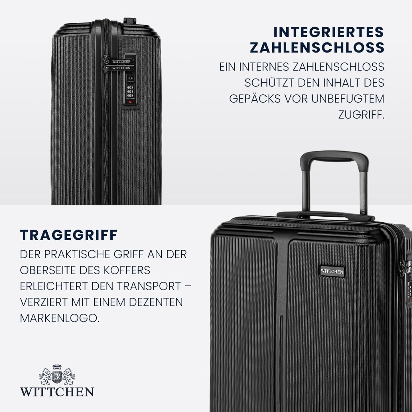Kabinenkoffer, Schwarz Kabinenkoffer - M