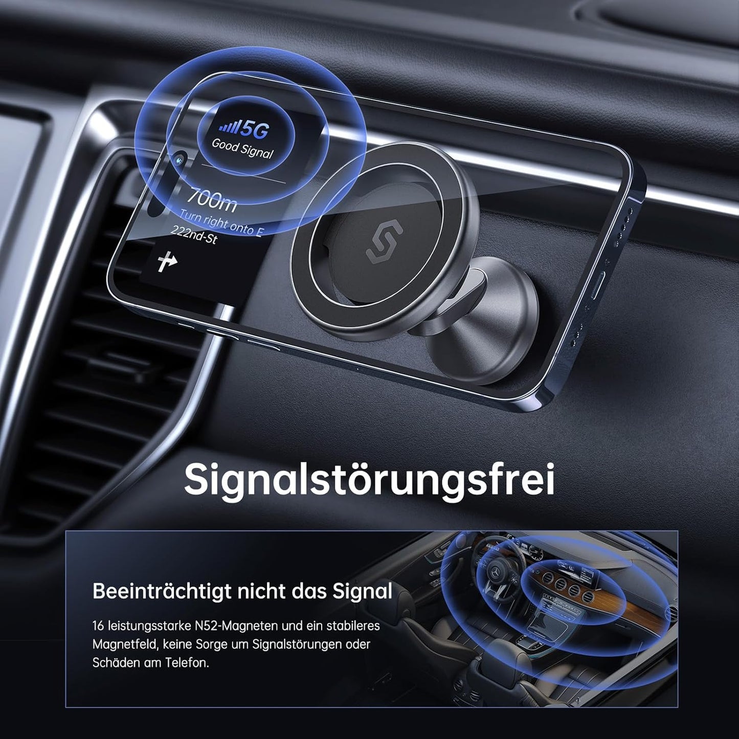 MagSafe Handyhalterung, grau- space gray