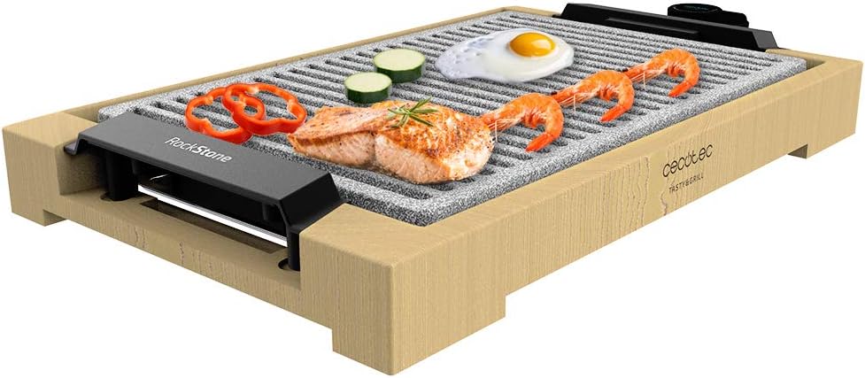 Elektrische Grillplatte Tasty&Grill 2000 mit Thermostat, Linestone, 2000 W