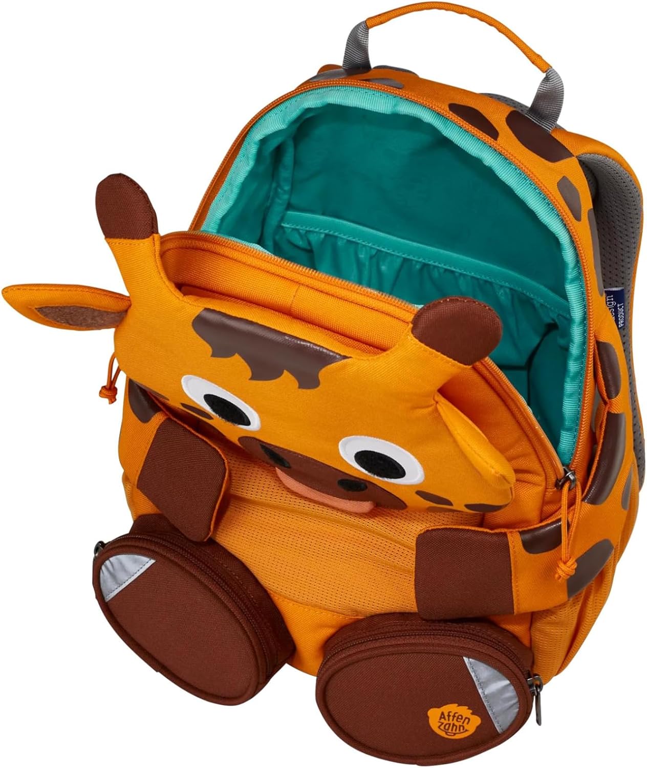 Kindergartenrucksack Grosser Freund Giraffe, 8 L Giraffe - Orange