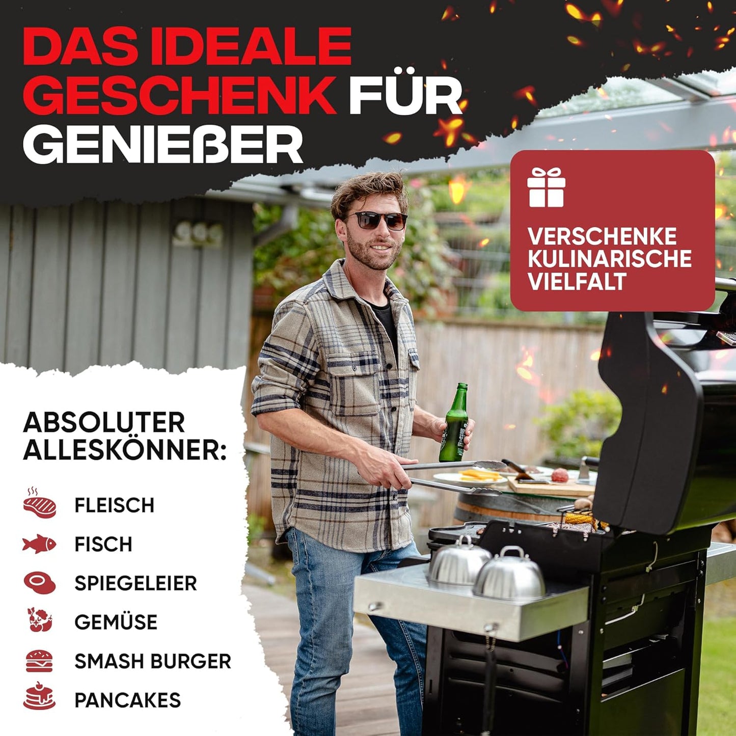 6-teiliges Smash Burger Set, Exklusive