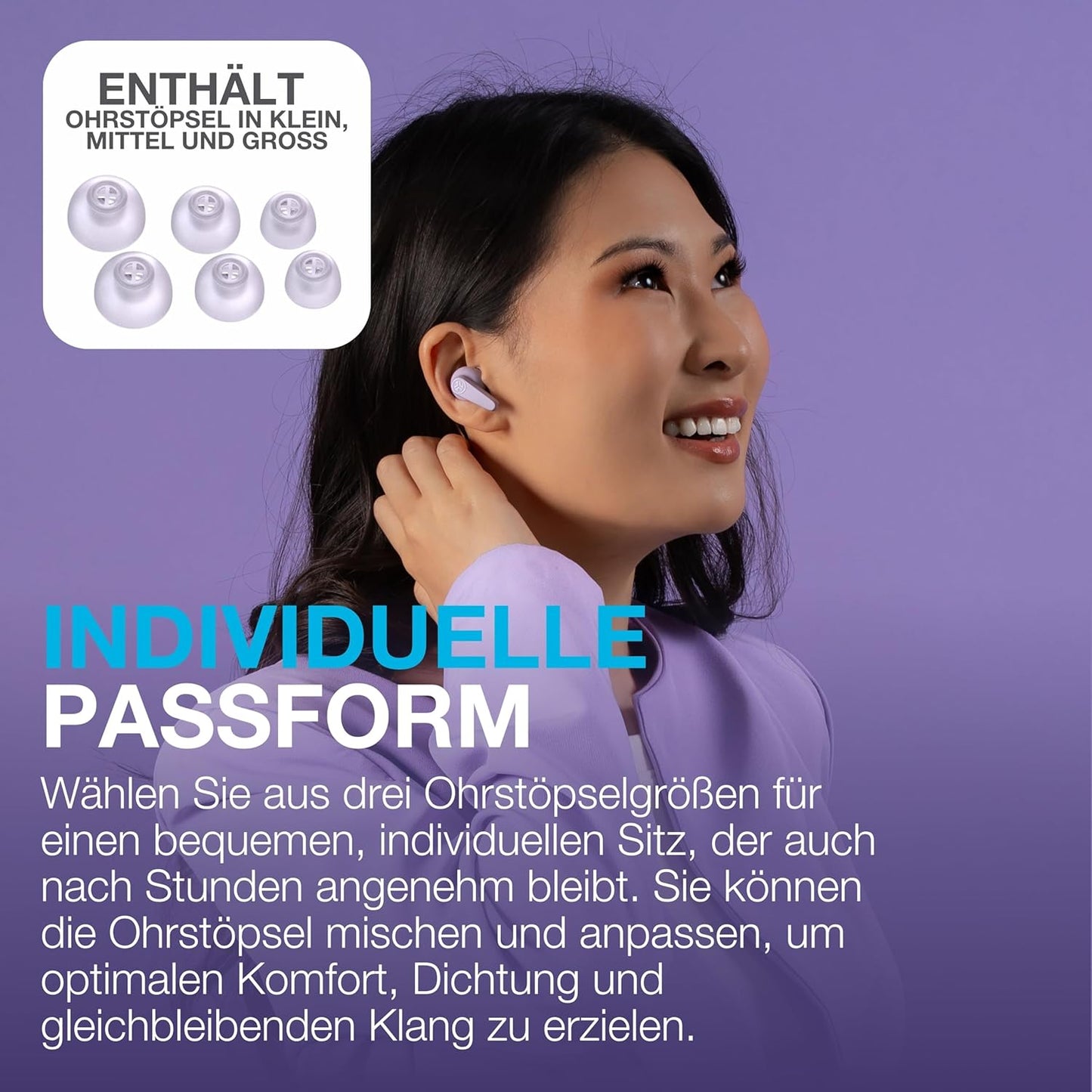 Go Pods In-Ear Kopfhörer, Pods ANC Lila