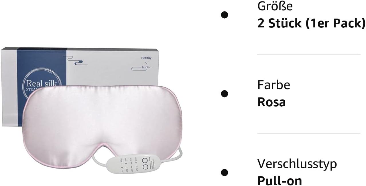 Wärmende Augenmaske, Rosa