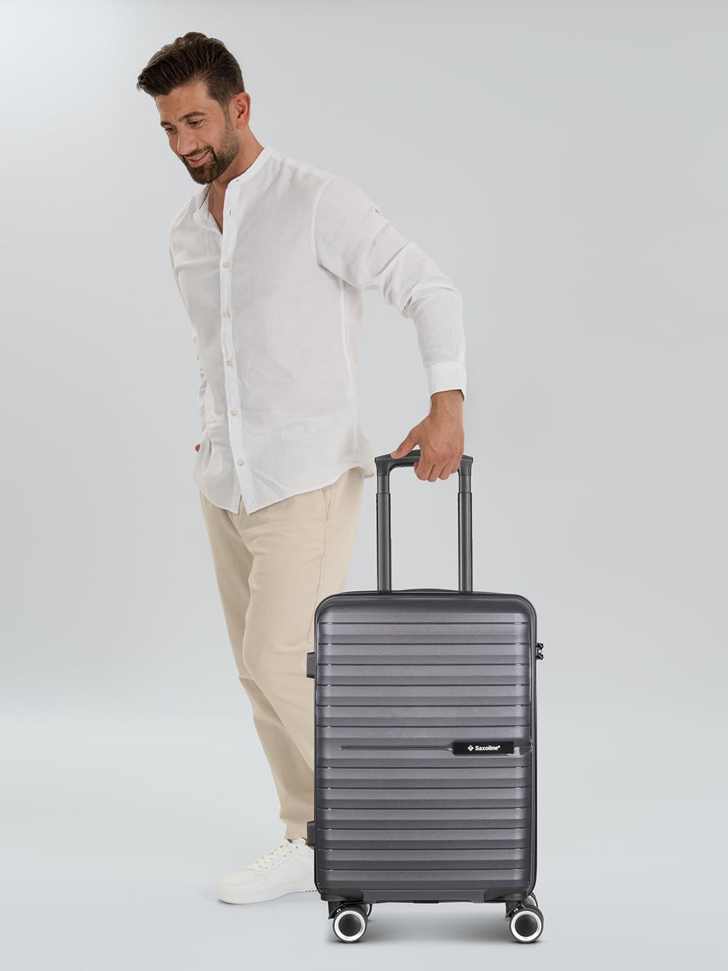 Fiesta 4 Rollen Trolley M 65 cm, Anthracite-black|Koffer M (66cm)