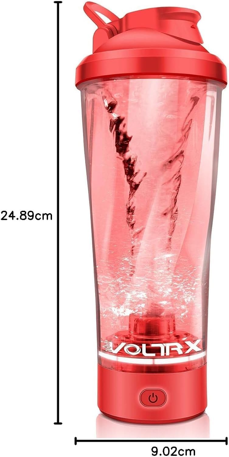 Elektrischer Protein-Shaker VortexBoost, Dunkelrot