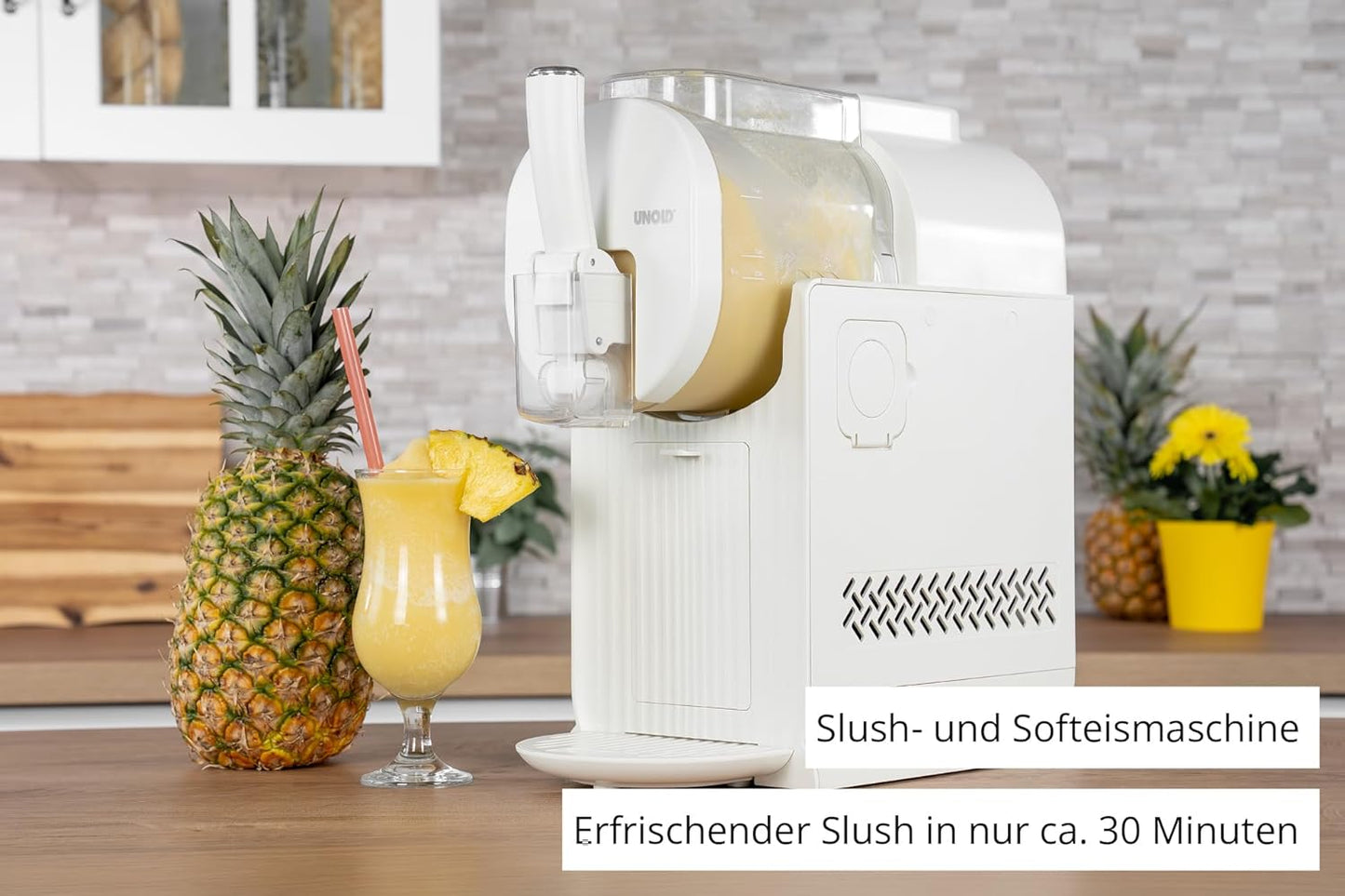 2in1 Slush- & Softeismaschine 48965 Sofia, Schwarz