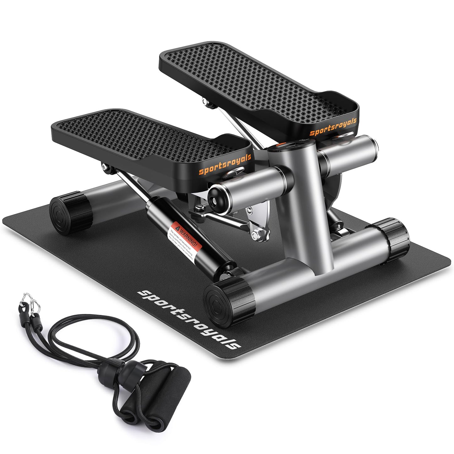 Exercise Stair Stepper mit Power Ropes und Matte, STEPPER WITH MAT
