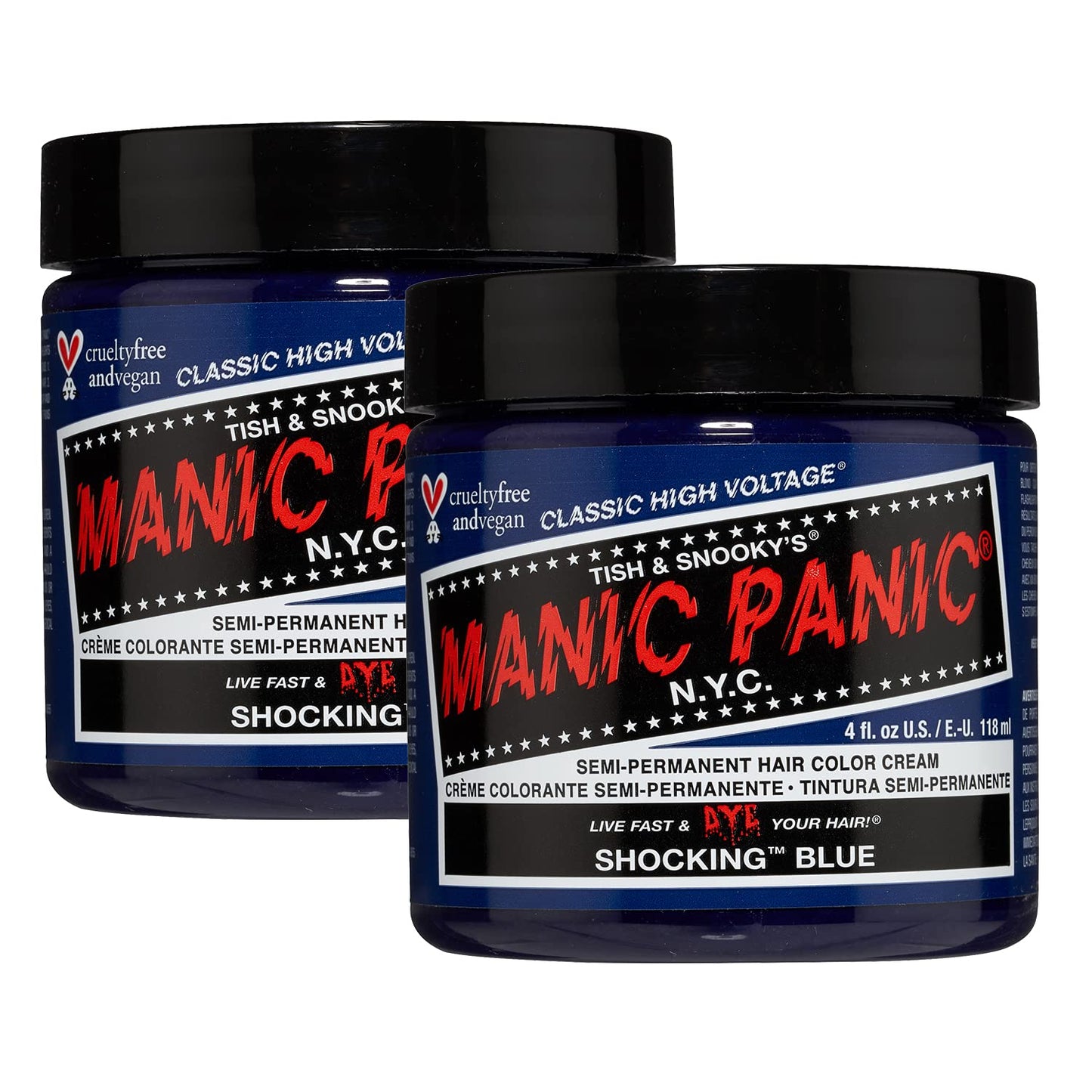 Intensivtönung - Shocking Blue Classic Creme (2 Stück), Shocking Blue 118 ml (2er Pack)