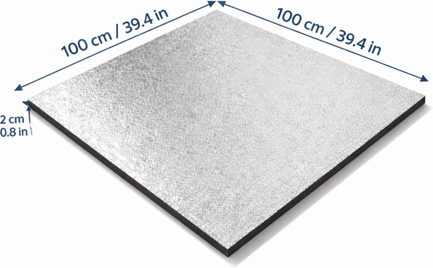 Isoliermatte für Indoor Growboxen, 100 x 100 cm