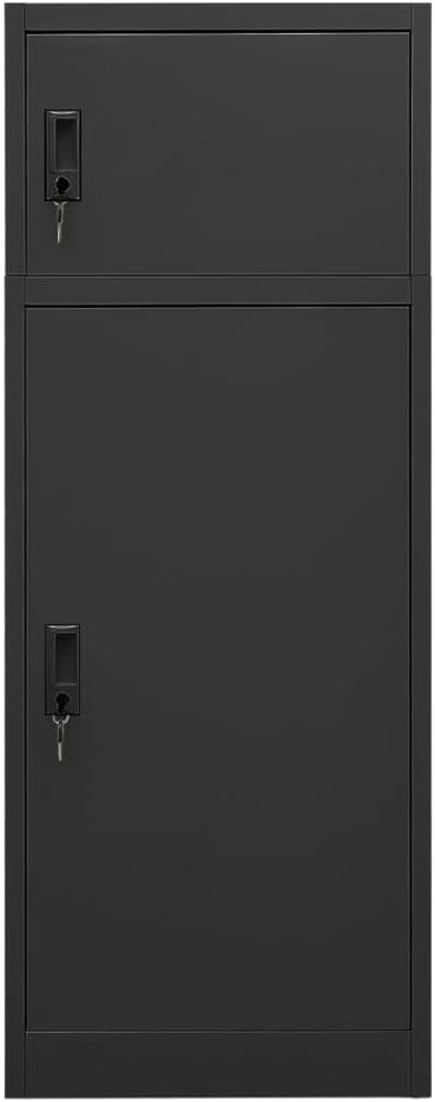 Sattelschrank für Reitzubehör, 53 x 53 x 140 cm Anthrazit