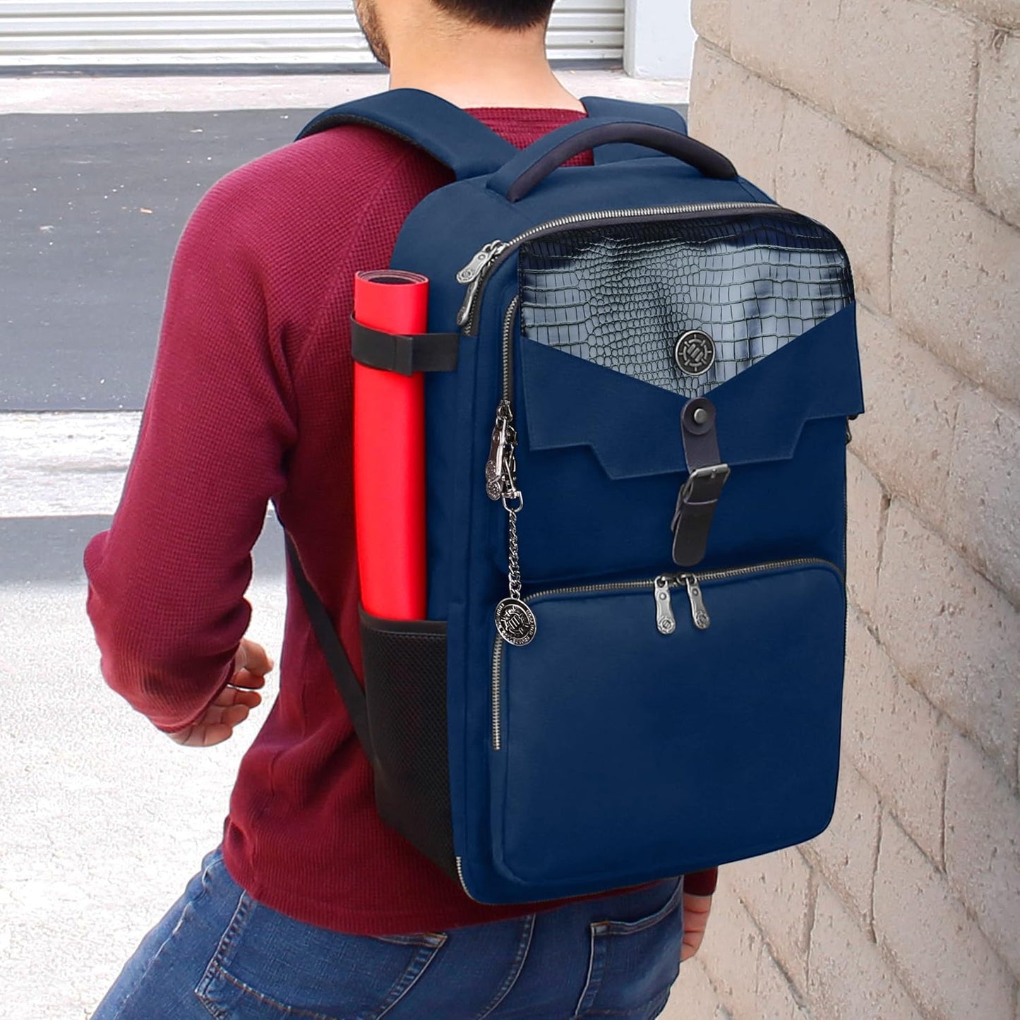 Tabletop Collector's Edition Card Storage Backpack, Drachen Blau