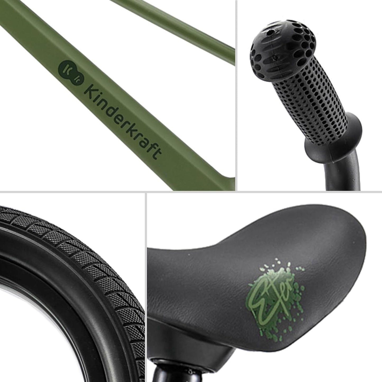 Laufrad Eter, bis 35 kg, 12 Zoll, Green