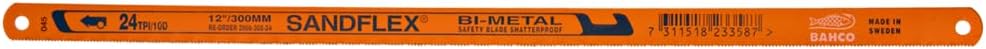 Sandflex Bimetall-Handsägeblatt 18 ZpZ 300 mm - 10 Stk/Spezialverpackung, 12 X 18