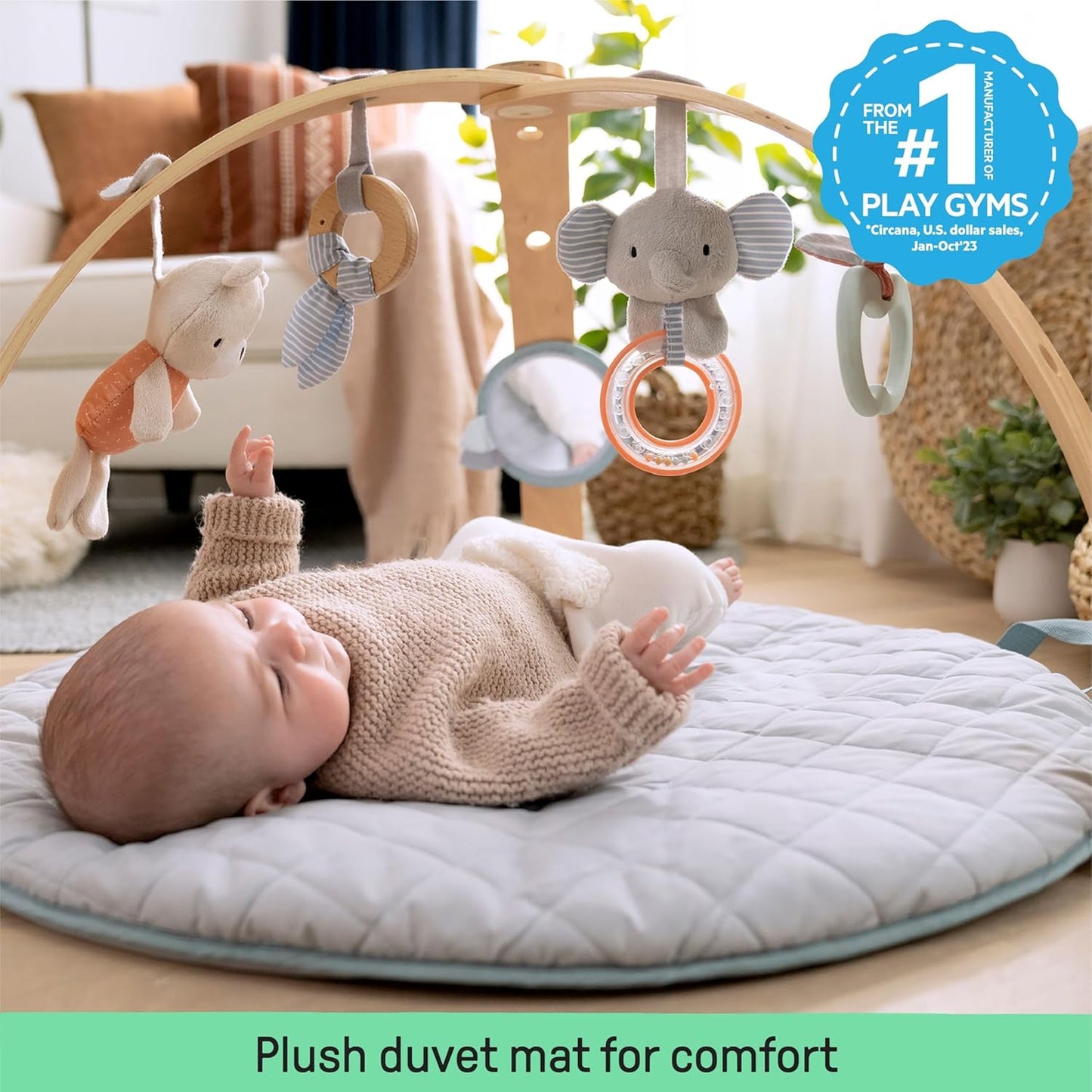 Cozy Spot Loamy Spielmatte mit Spielbogen und Spielzeugen, Loamy