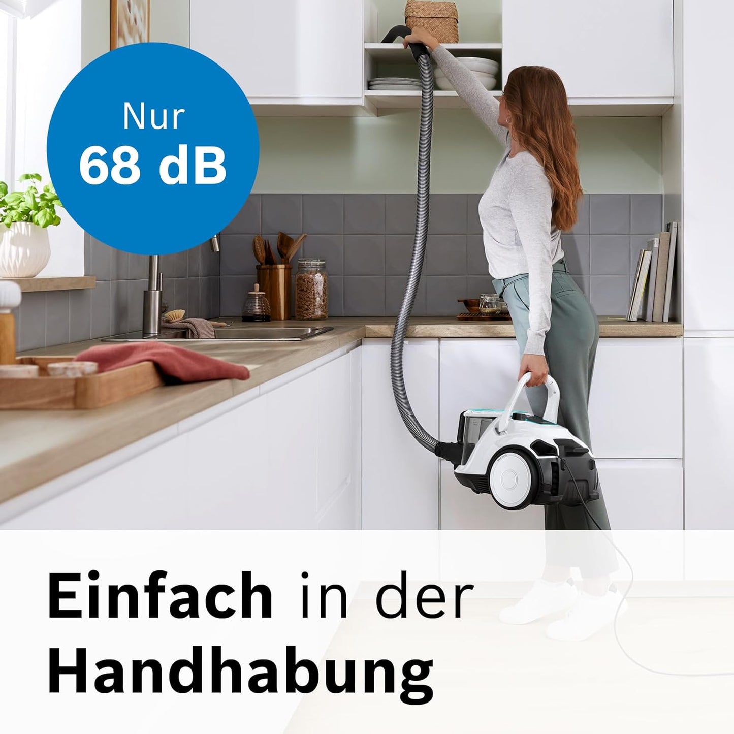 Serie 6 beutelloser Staubsauger, ProHygienic - für Allergiker, Weiss