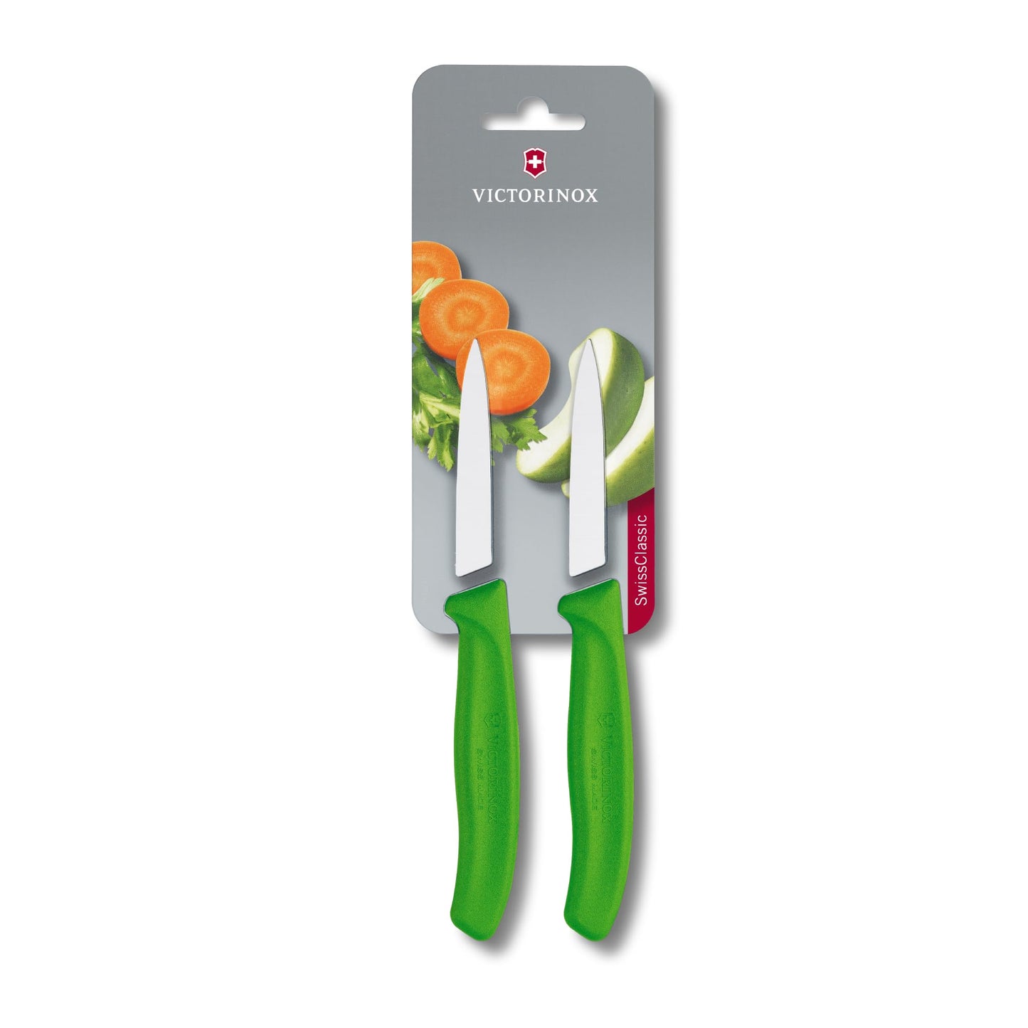 Schäl- und Gemüsemesser-Set, Classic Grün