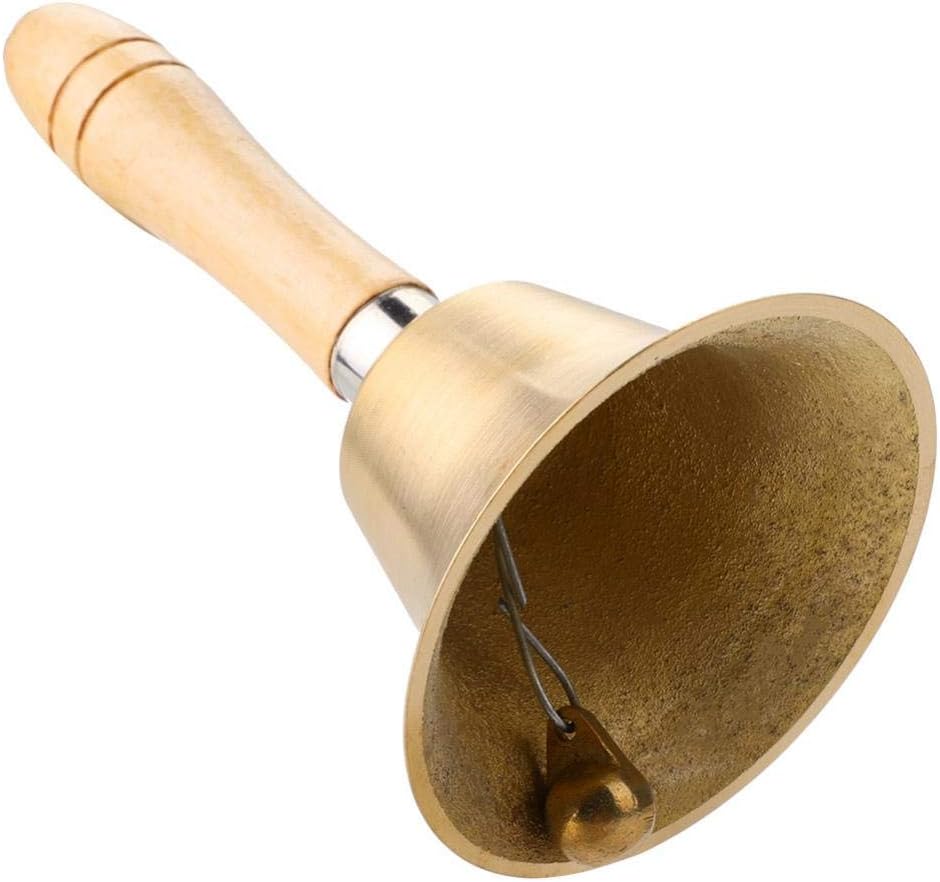 Klassische Handglocke mit Holzgriff für Kinder