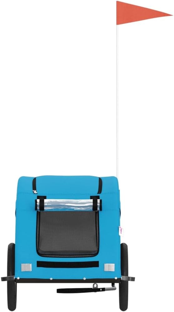 Fahrradanhänger Merill für Hunde, 125 x 63 x 66 cm Blau