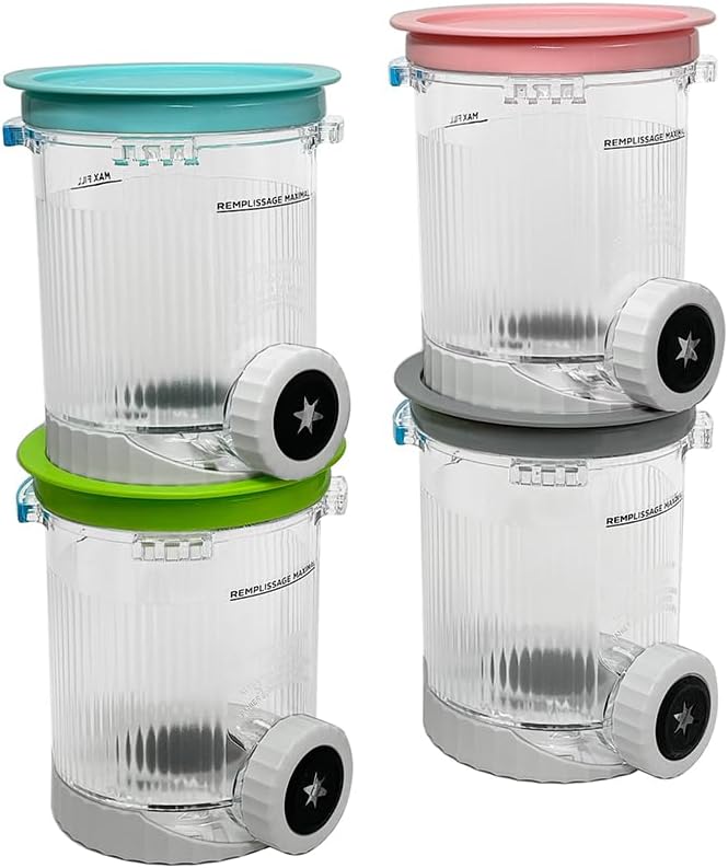 4er-Pack Eisbehälter-Set für Ninja, 4 Stück