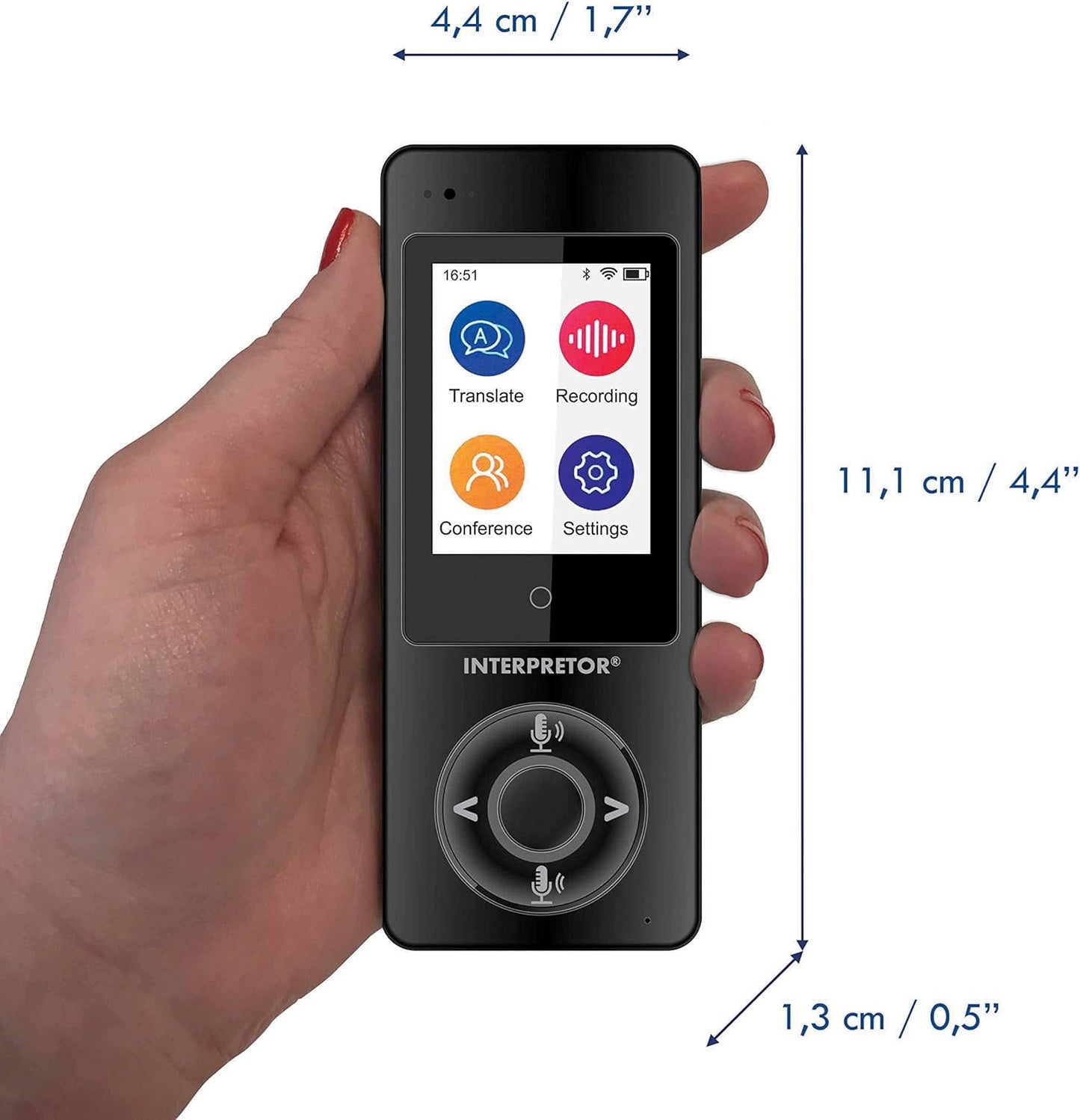 Sprechender Sofortübersetzer NTL2000 (75 Sprachen), NTL2000