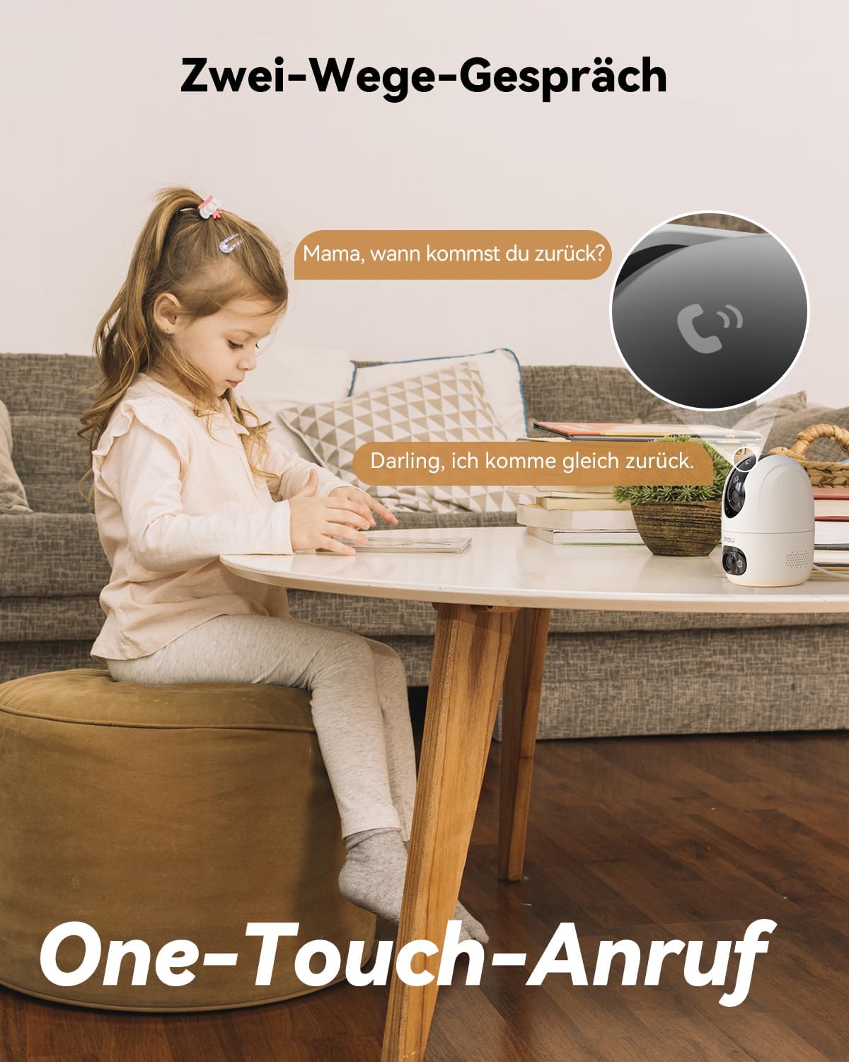 4MP Dual-Überwachungskamera mit Auto-Tracking, 4mp